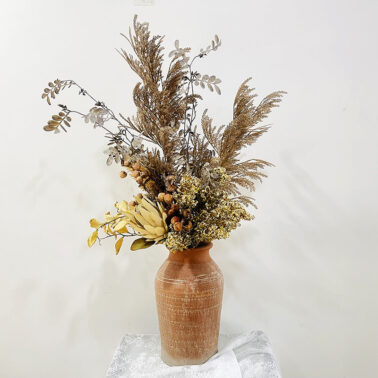 Large Reed Flower Artificial Dogtail Grass Artificial Cattail Flower Bouquet