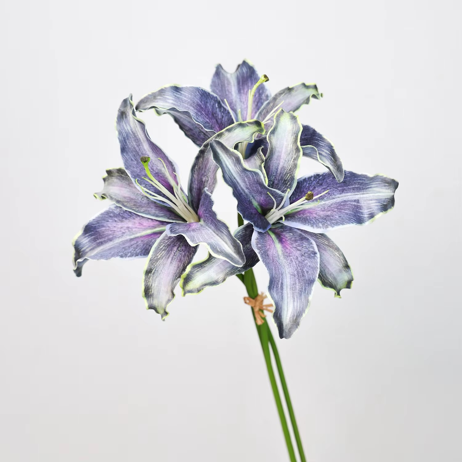 40cm Lilys Dining-table Decoration Artificial Flowers Real Touch Lily Artificial Flowers Fake Flowers Lily - Image 3