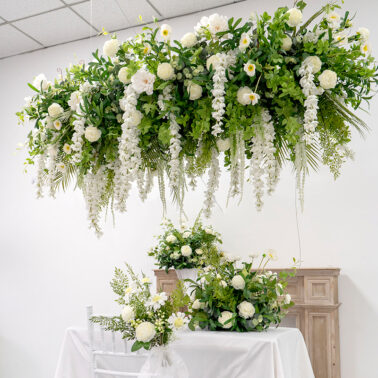 Simulated forest ceiling decoration flower art