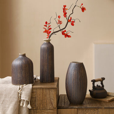 Vintage earthenware vase