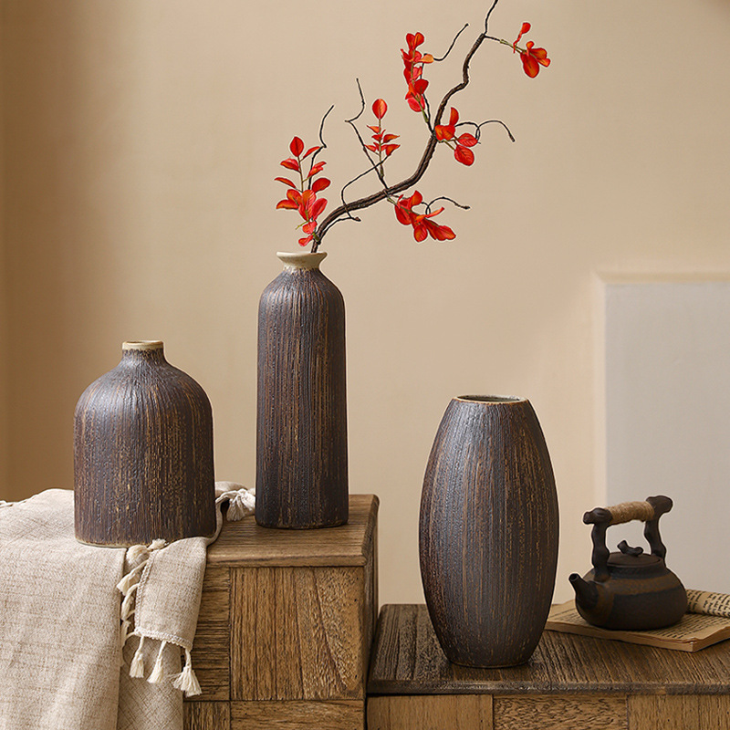 Vintage earthenware vase