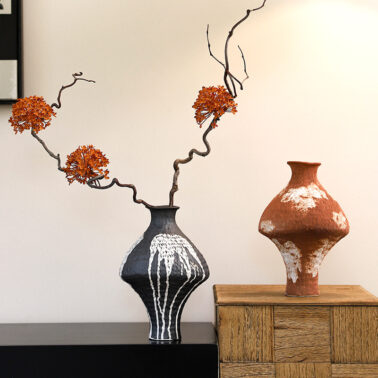 Japanese retro Zen ceramic vase