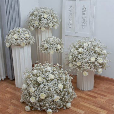 Baby's breath artificial flower ball