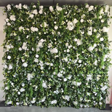 Artificial floral fabric bottom flower wall green forest