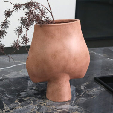 Retro Art Big Belly Flower Vase