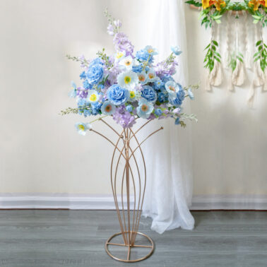 婚庆花艺装饰插花假花仿真花摆设道具酒店婚礼主桌花T台路引花球