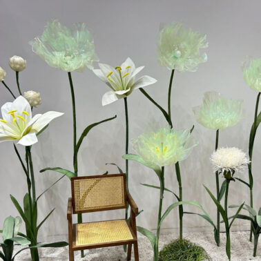 Gradient-colored Outdoor Waterproof Foam Paper Flowers