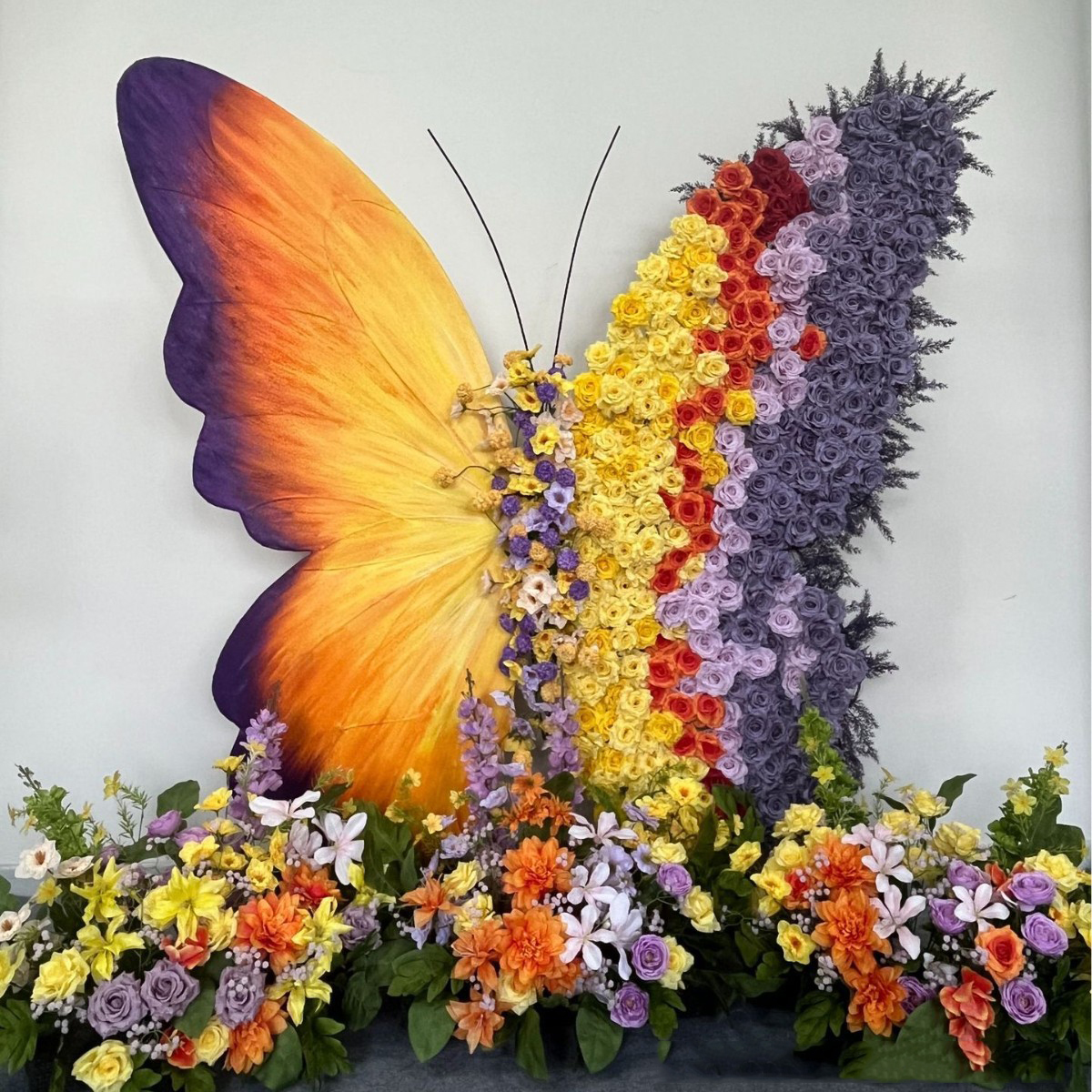 Giant Butterfly Ornament, Orange