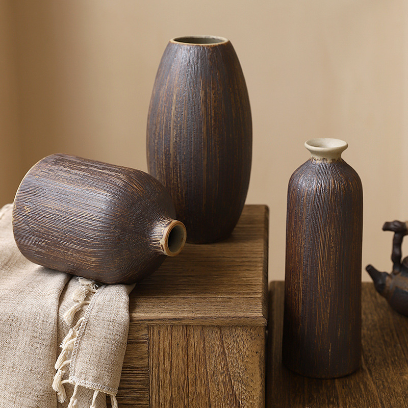 Vintage earthenware vase - Image 2