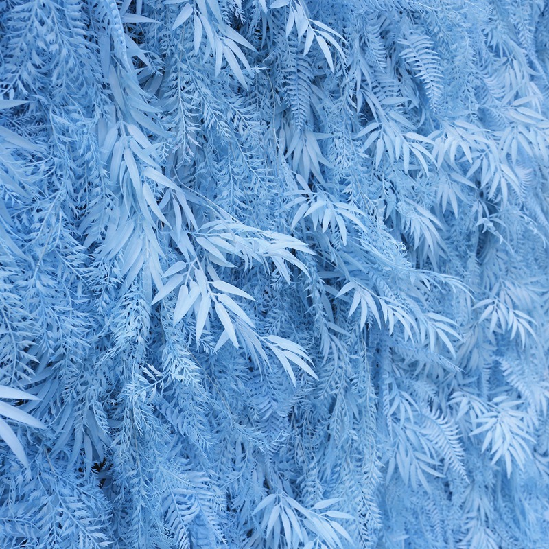 跨境货源 蓝色系布底花墙背景墙迷雾婚庆装饰户外婚礼布置道具 - Image 4