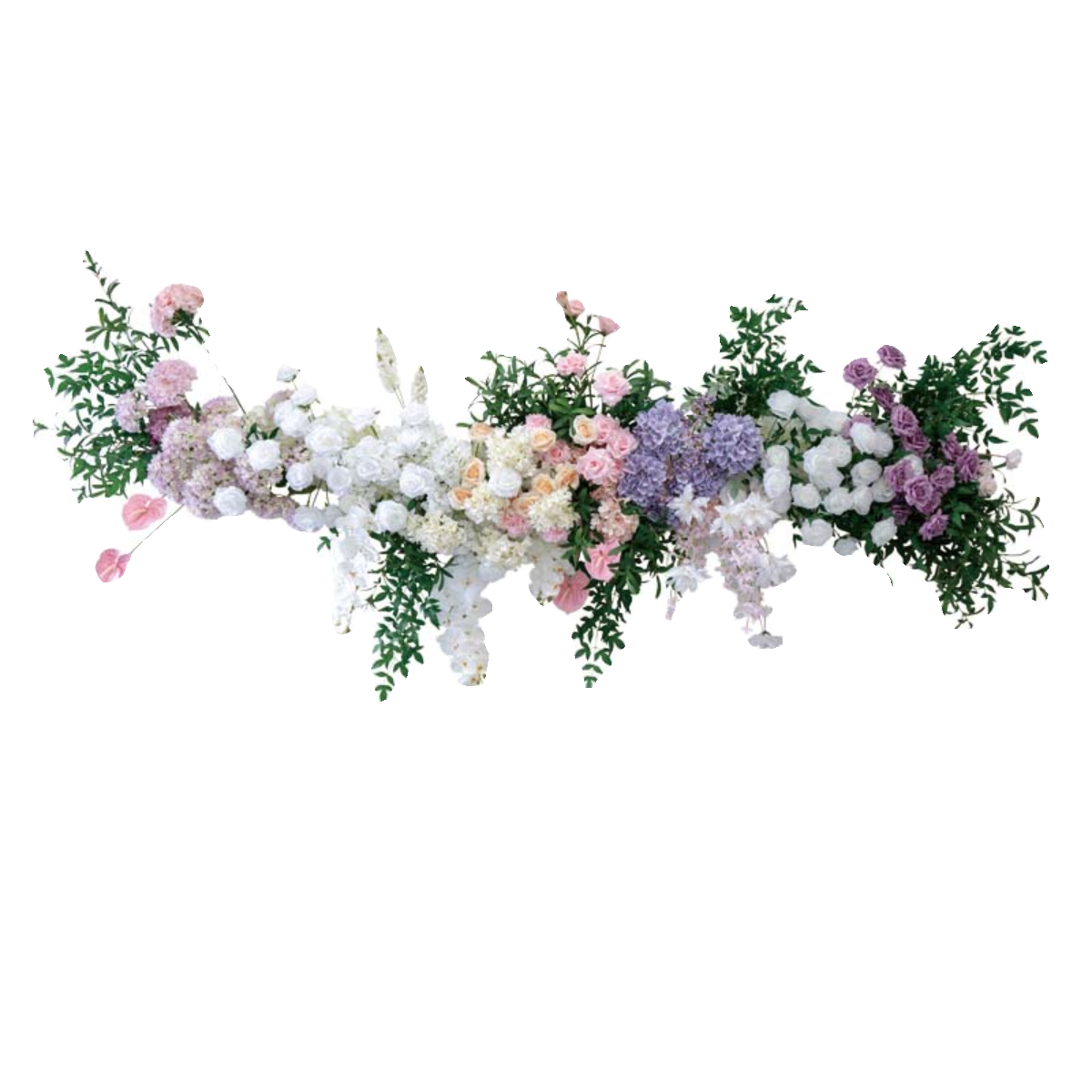 婚礼装饰壁挂花艺 KT板壁挂仿真绢花假花成品花艺婚庆活动仪式花 - Image 5