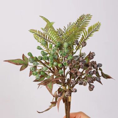 High Quality Eucalyptus Fruit with Leaves for Gardening Home Decoration Eucalyptus Branches with Fruit