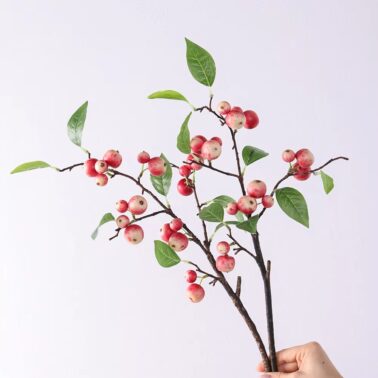 Wholesale Artificial Fruit Home Decoration Green Plant High Quality Realistic Artificial Fruit Plants and Flowers