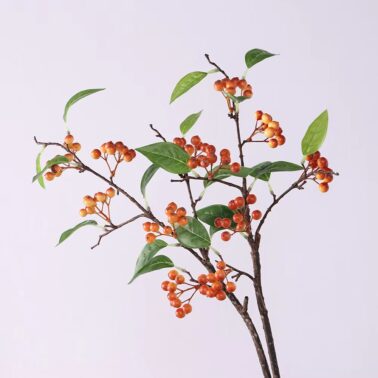 Wholesale Home Decoration Artificial Fruit Branch Plants Vase Decoration Placement Realistic Artificial Fruit