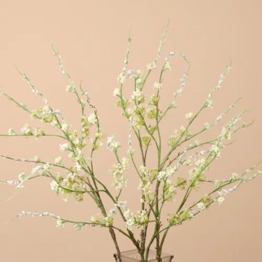 Wholesale 7 Forks Artificial Fontanesia Branches Flowers Faux Fontanesia Snow Willow Artificial Plants for Wedding Home Decor