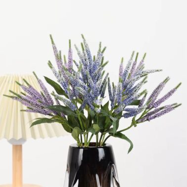 Salvia Japonica Garden Home Decoration Floral Simulation Plants Wedding Sage Purple Decorative Flowers Artificial Flowers Gifts