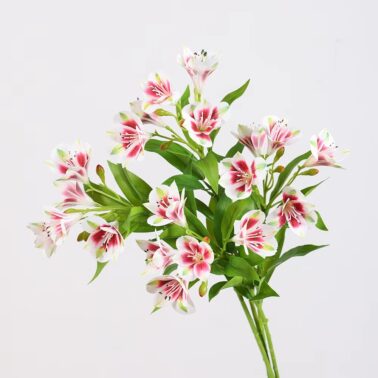 New Design 3D Lily Artificial Flowers for Wedding Decoration Multi Heads Flowers for Home Decorations