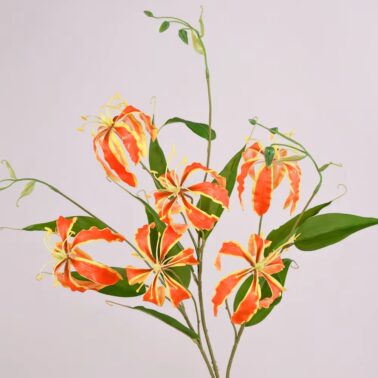 Artificial Lilies Flower Home Table Decoration Wedding Lily Flower Arrangement Decorative Flowers