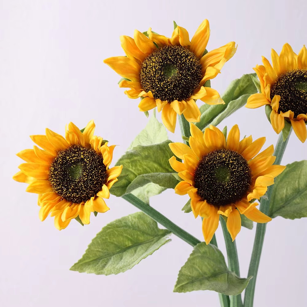 Sunflower Artificial Flowers High Quality Home Store Decorative Bouquet Decoration Flower for Wedding