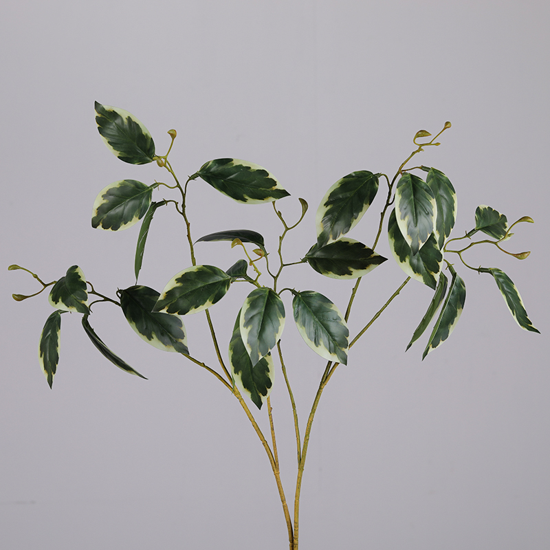 High Quality Hot Sale Green Leaves Plant Pick Faux Plants for Indoor Decoration Cheap Artificial Plants - Image 2