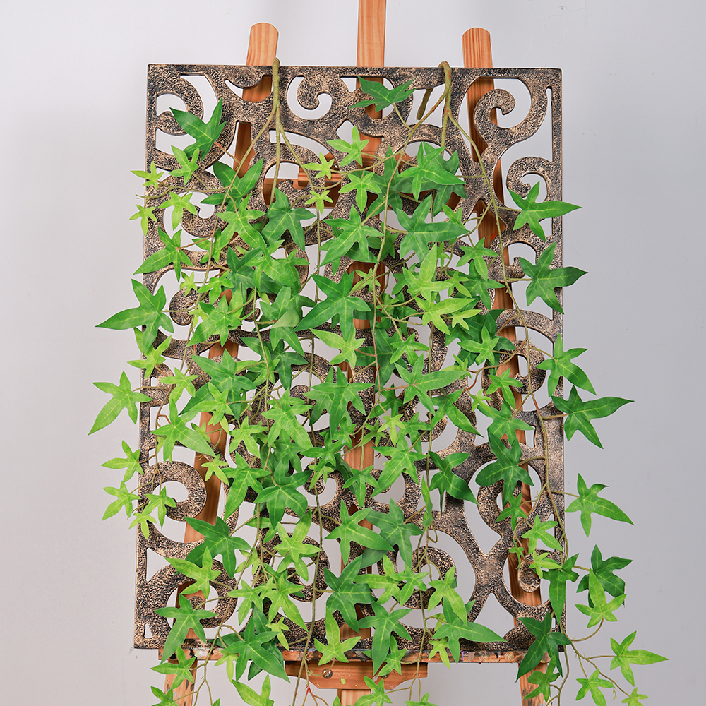Hot Selling Artificial Wall-hung Sweet Potato Leaf Rattan Decorative Green Plant Leaf Wall-mounted Plant Wall Cane Vine - Image 2