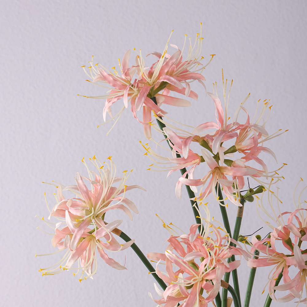 Wholesale Artificial Lycoris Radiata Flowers Faux Flowers Rainlily Wedding Home Decor High Quality Silk Flowers - Image 2