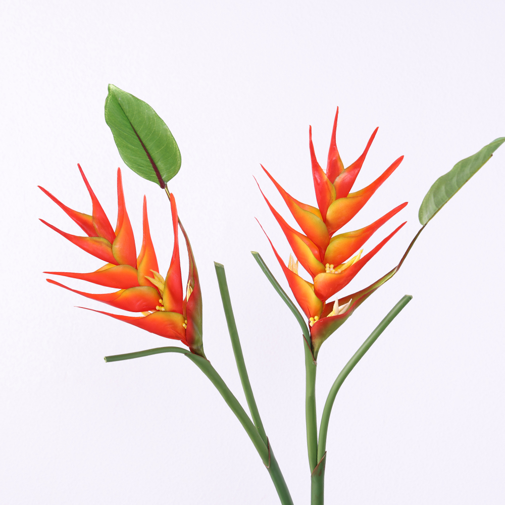 Decoration Fake Green Plants Real Touch Tropical Hanging Plants Artificial Heliconia Wedding Party Hotel Showroom Decoration - Image 3