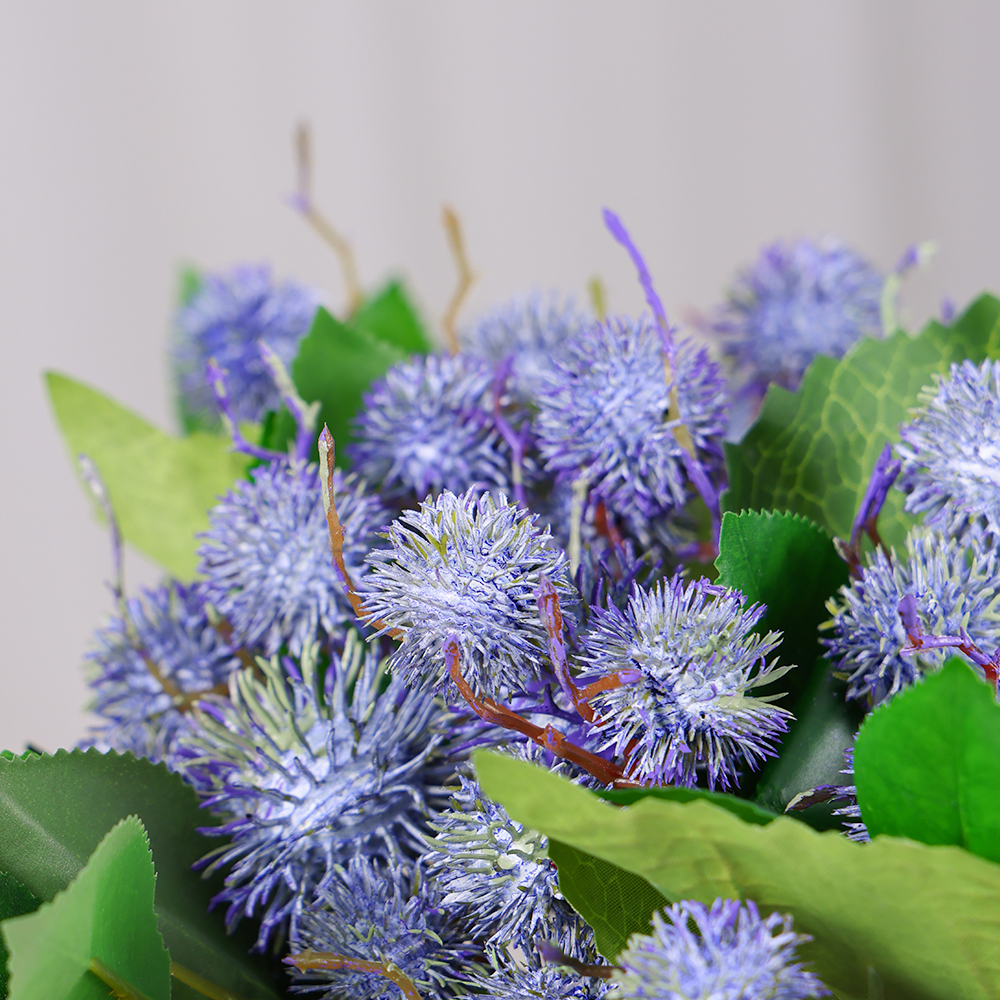 Artificial Green Plant Chestnut with Leaves Indoor Vase Decoration Castanea Mollissima Blume Fake Plant Fruit - Image 4
