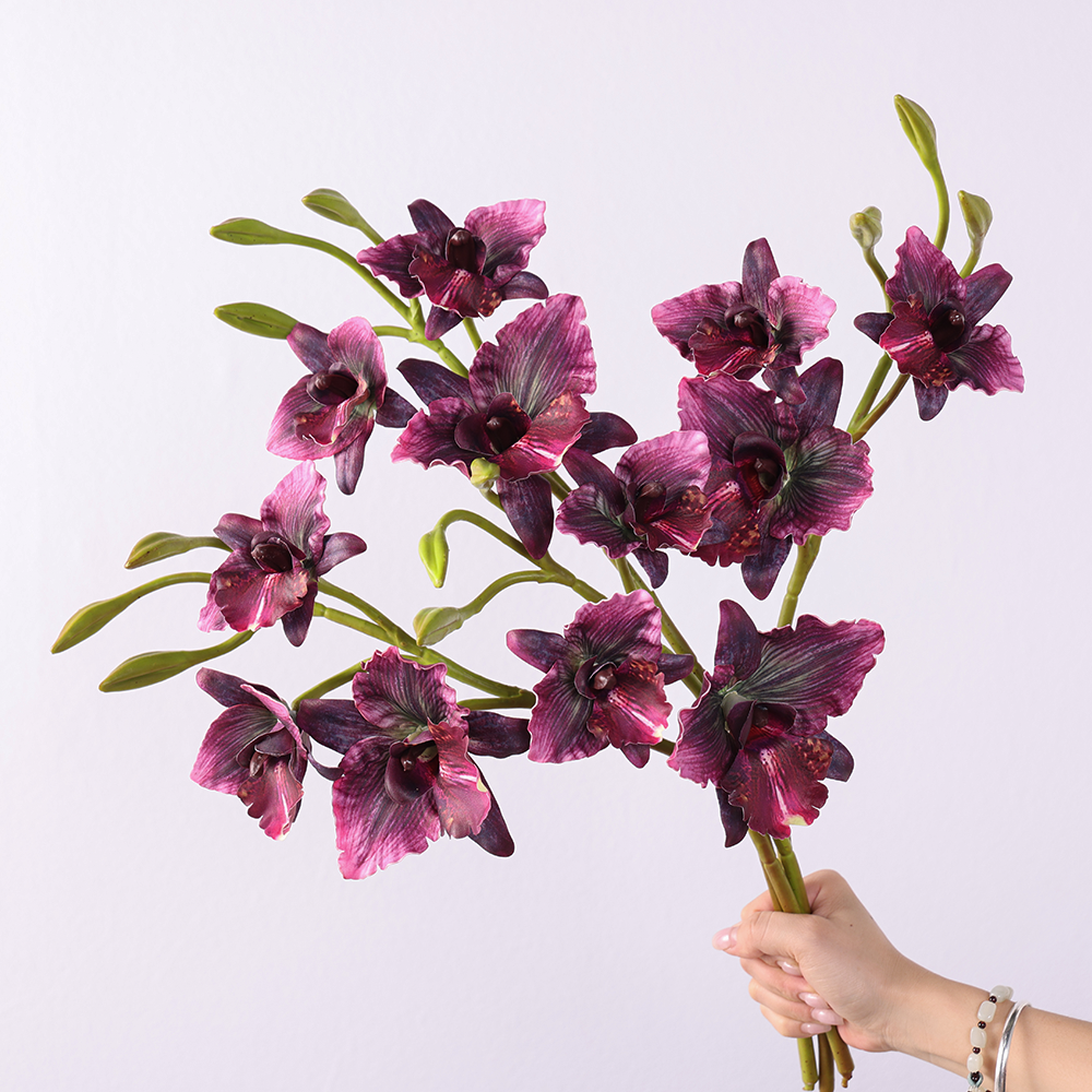 Wholesale 2025 New Artificial Flower Orchid Latex Flowers Home Wedding Decor Flowers - Image 4