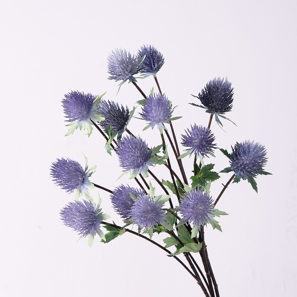 70CM Artificial Eryngo Plant Plastic Faux Greenery Art Decoration - Image 4