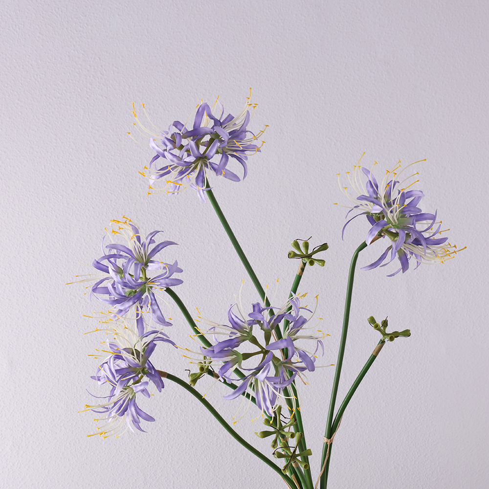 Wholesale Artificial Lycoris Radiata Flowers Faux Flowers Rainlily Wedding Home Decor High Quality Silk Flowers - Image 4