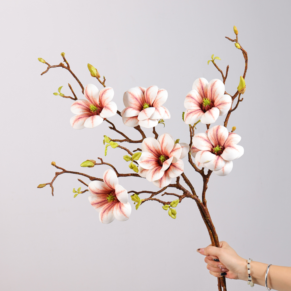 Kapok magnolia Flower Artificial New Chinese Style Decoration for Home Office Wedding Decor Magnolia Flower - Image 5