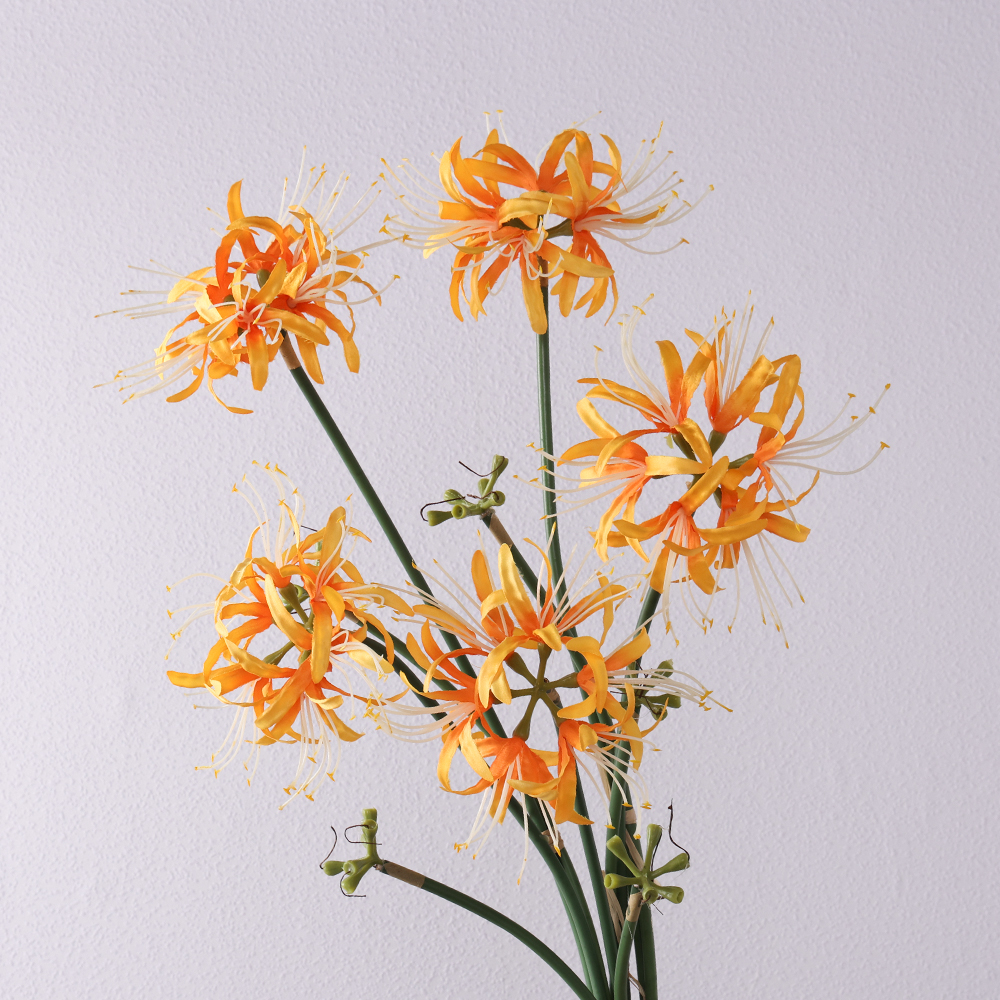 Wholesale Artificial Lycoris Radiata Flowers Faux Flowers Rainlily Wedding Home Decor High Quality Silk Flowers - Image 5