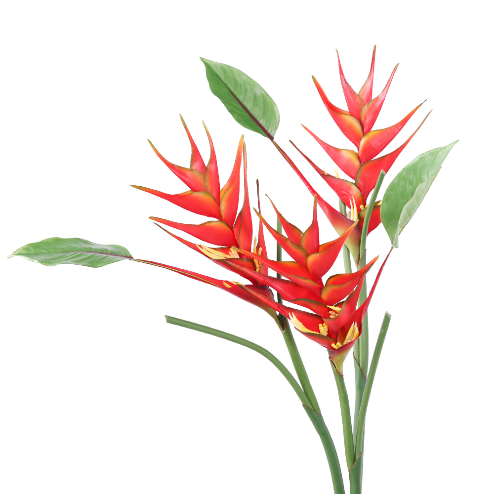 Decoration Fake Green Plants Real Touch Tropical Hanging Plants Artificial Heliconia Wedding Party Hotel Showroom Decoration - Image 6