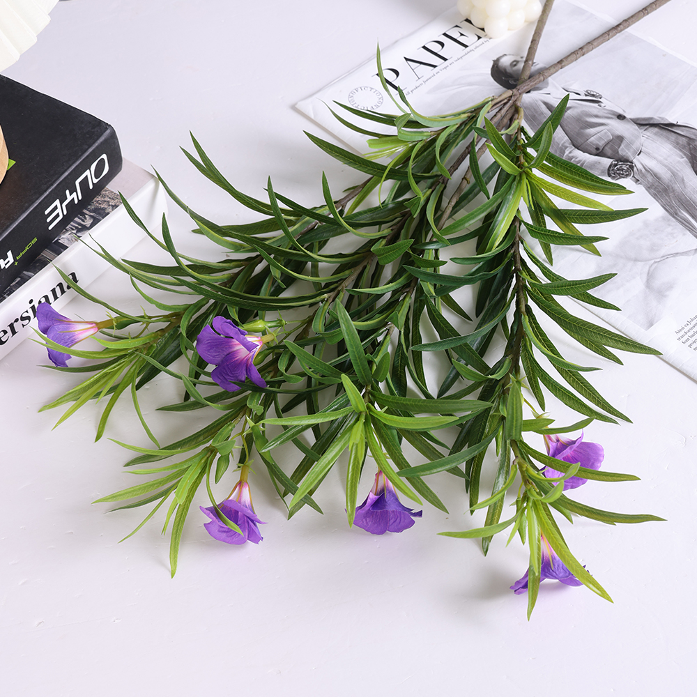 Landscape Home Big Branch Artificial Plants and Flowers Artificial Plants & Greenery Real Touch Leaves Faux Oleander Plant - Image 6