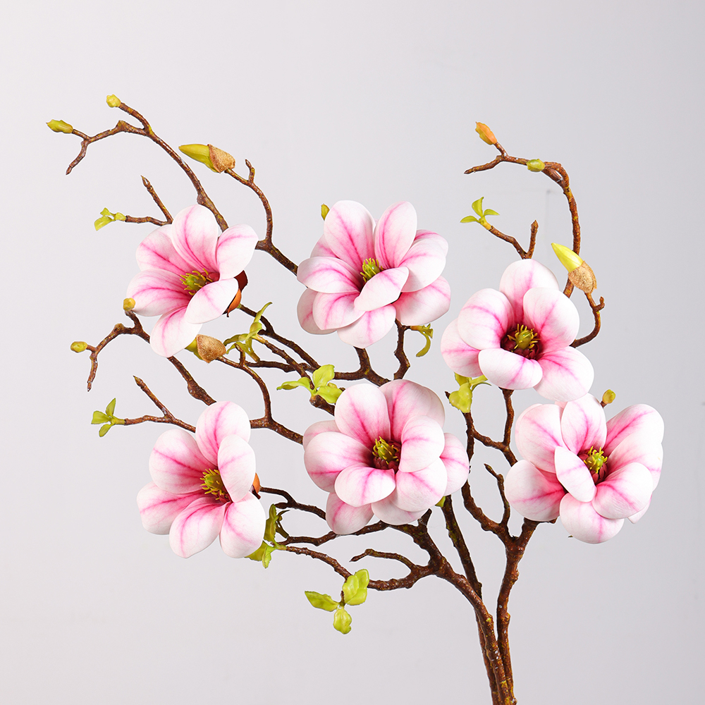Kapok magnolia Flower Artificial New Chinese Style Decoration for Home Office Wedding Decor Magnolia Flower - Image 6
