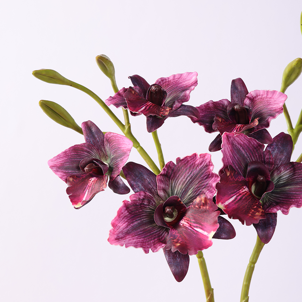 Wholesale 2025 New Artificial Flower Orchid Latex Flowers Home Wedding Decor Flowers - Image 6