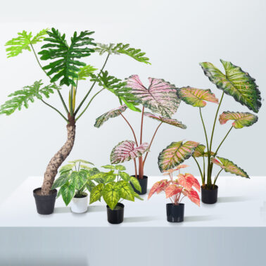 Artificial Colored Taro/Water Taro/Philodendron
