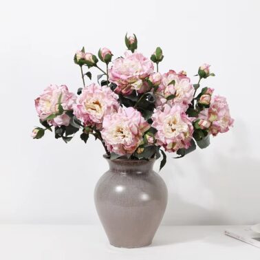 Chinese Retro Home Decoration Artificial Flower Peony Artificial Flower Factory Wholesale High Quality Artificial Peony Flowers